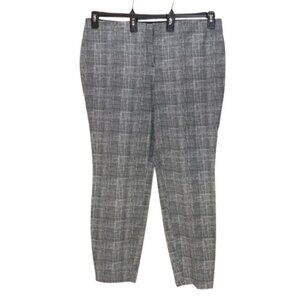 Alfani Womens Printed Casual Trouser Pants Black White Size 18W Back 2 Office